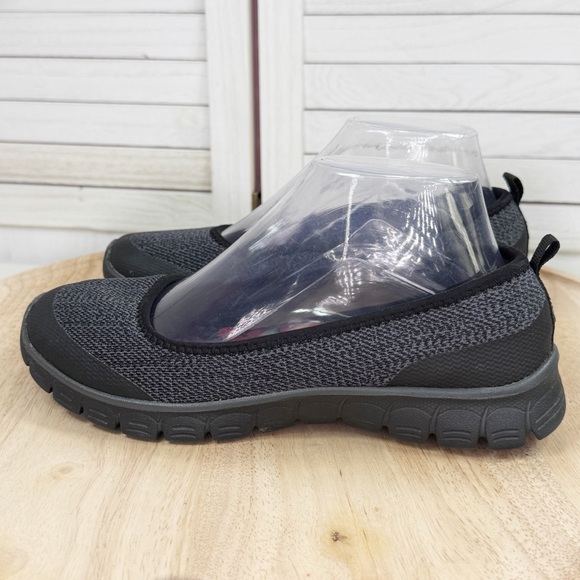 Skechers EZ Flex 3.0 Must Be Fate Knit Slip On Shoes Black 8 - Picture 3 of 11